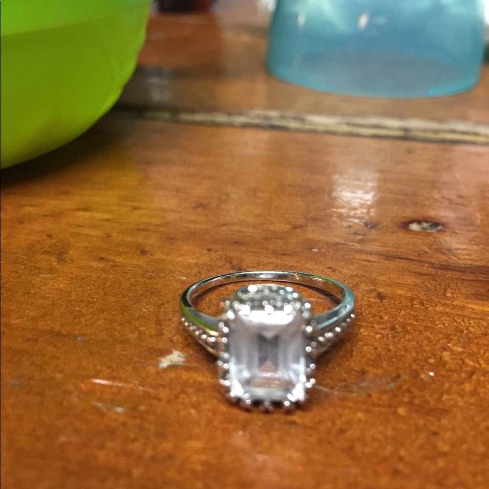 Sz 7 topaz sterling silver